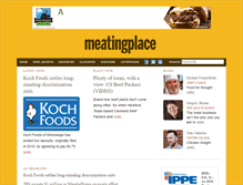 Tablet Screenshot of meatingplace.com